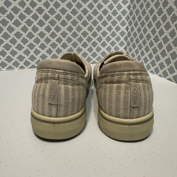 Keen Elsa IV Gore Slip On Natural Birch Stripe Shoes Womens Size 9 - Picture 7 of 7